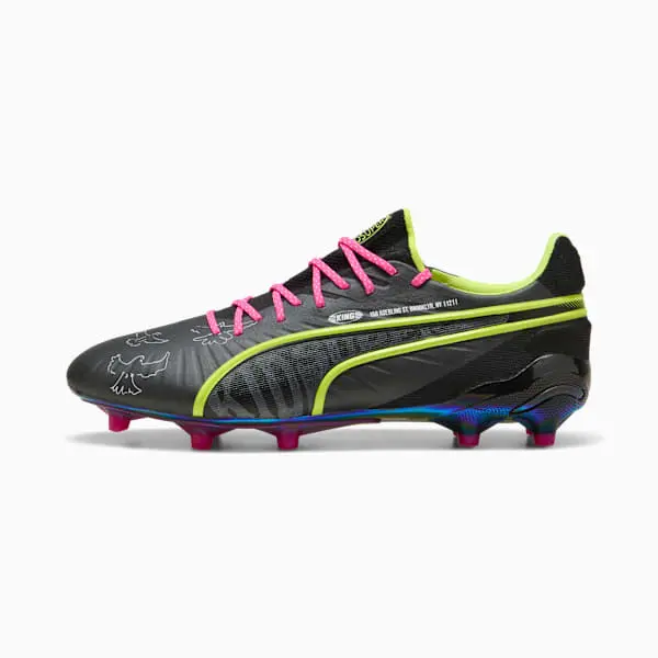 puma-king-ultimate-fgag-kidsuper-black-electric-lime-108437-01 Range | SUFC Jersey & Football Gear