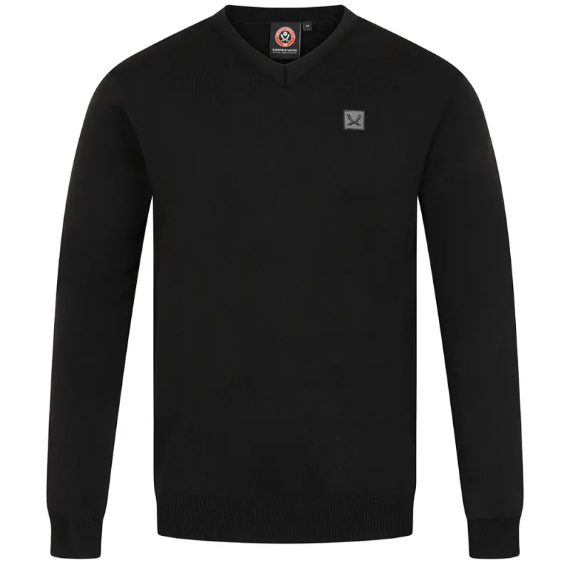 sword-v-neck-sweat-black-tlb00024 Range | SUFC Jersey & Football Gear