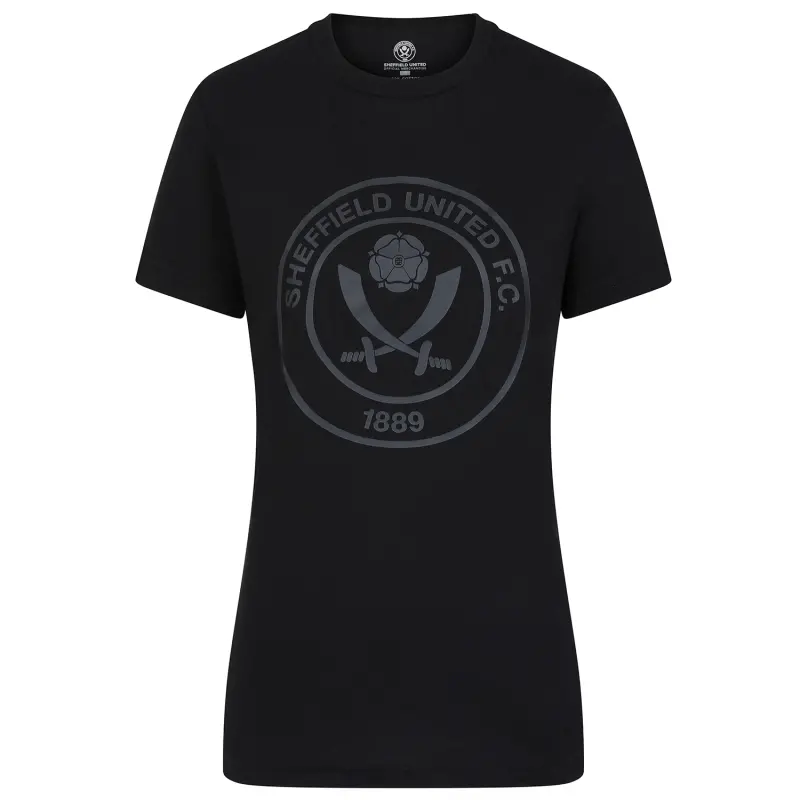 women-sheffield-united-crest-tee-black-four0106 Range | SUFC Jersey & Football Gear